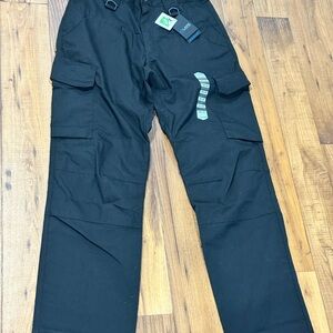 LAPG LA Police Gear Black Cargo Pants with Multiple Pockets